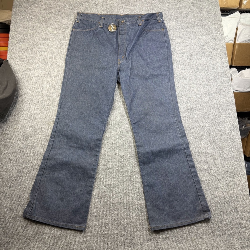JCPenney Bootcut Jeans Women's Rinse Blue‎ High Rise Classic Zip Fly - 39X33